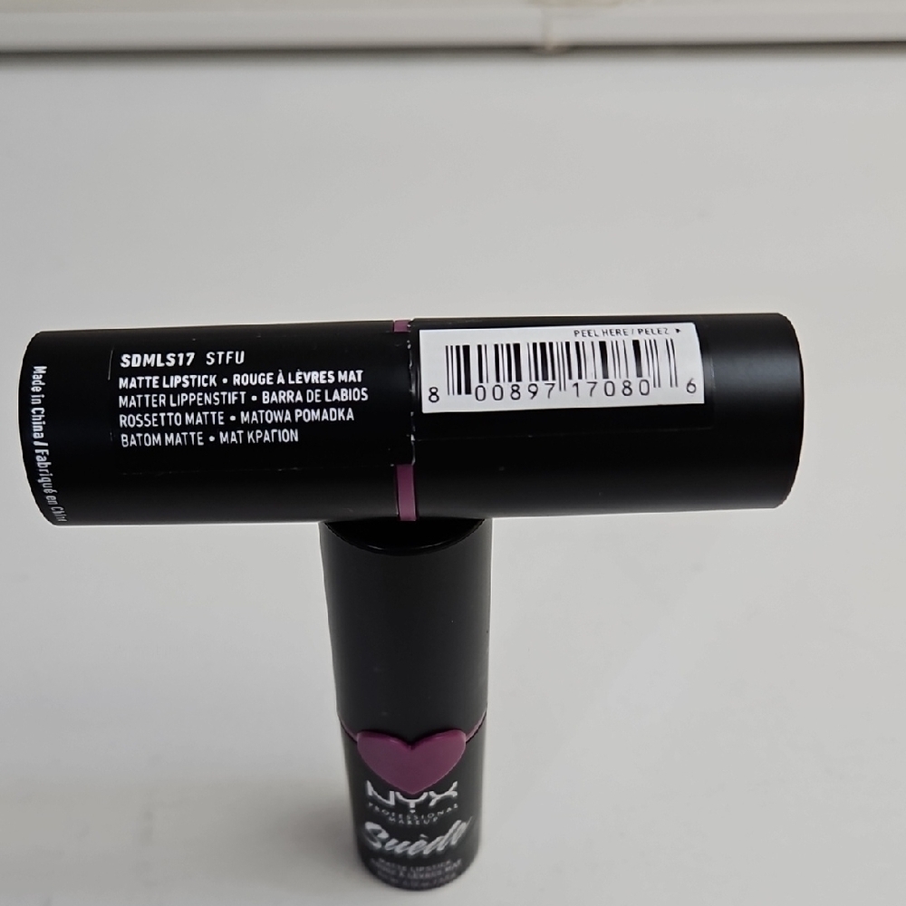 NYX Professional Makeup Suede Matte Lipstick - Purple - Picture 2 of 3